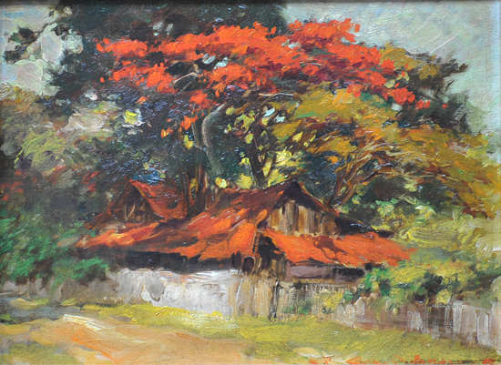 Gerard Pieter Adolfs Rumah di Bawah Pohon Flamboyan